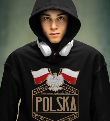 Bluza z kapturem  CAŁE SERCE DLA NIEJ